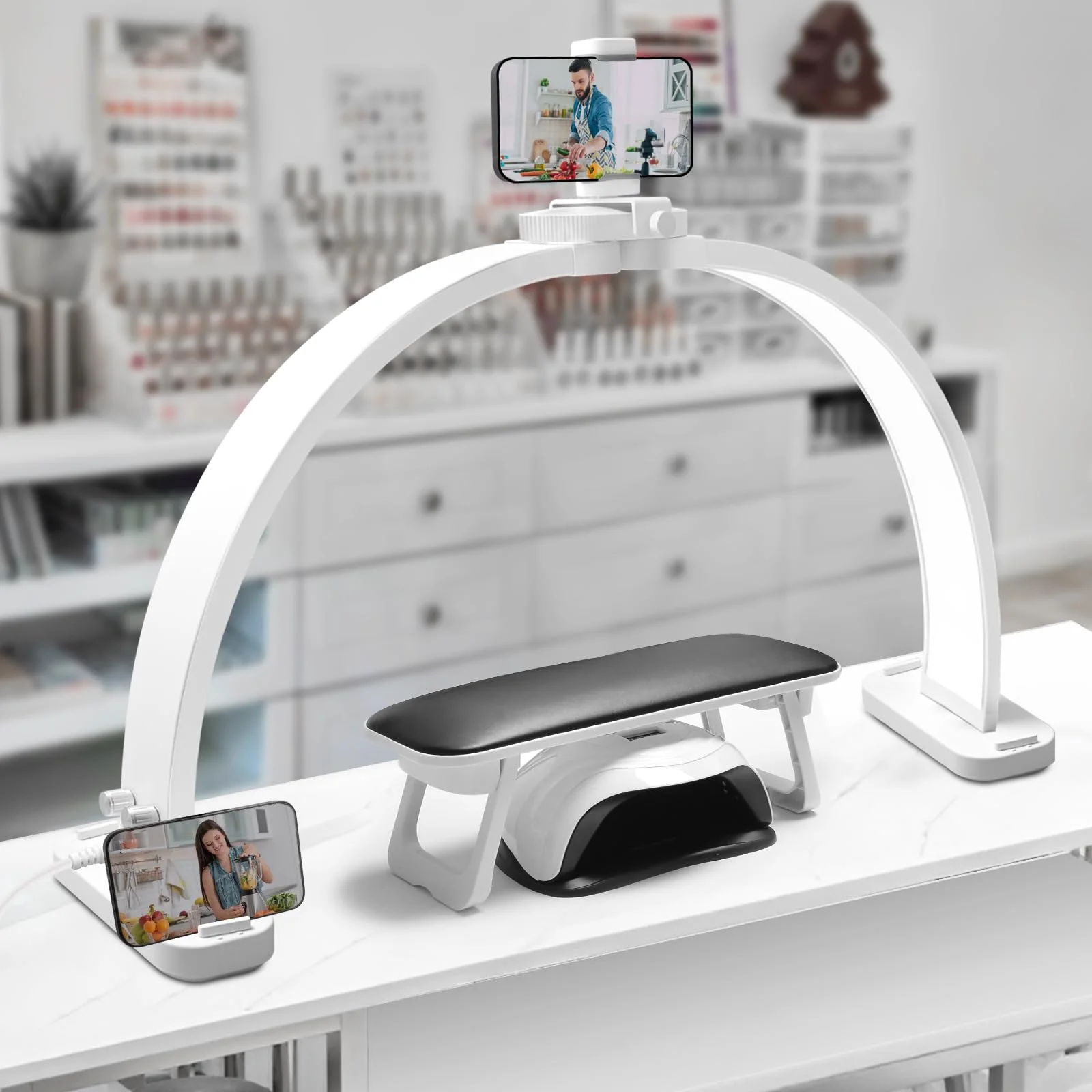 CGBE Half Moon Nail Desk Light 30.7"