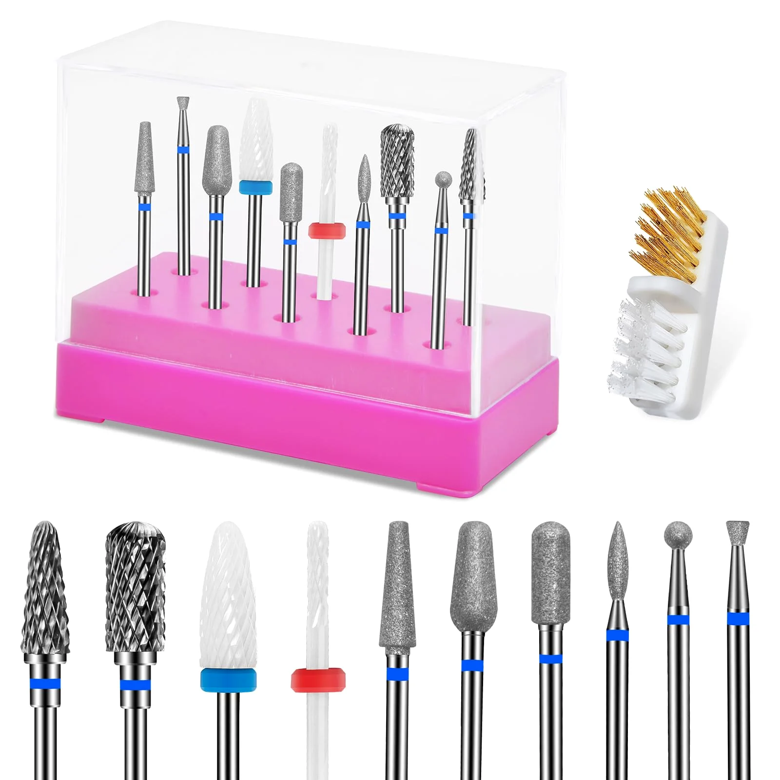 CGBE 10-Piece Carbide, Ceramic & Diamond Bit Set